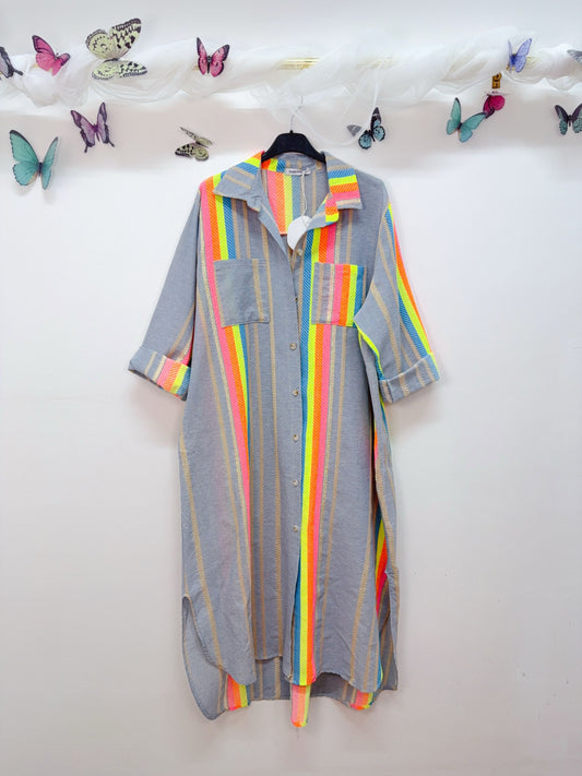 Hemdkleid Regenbogen