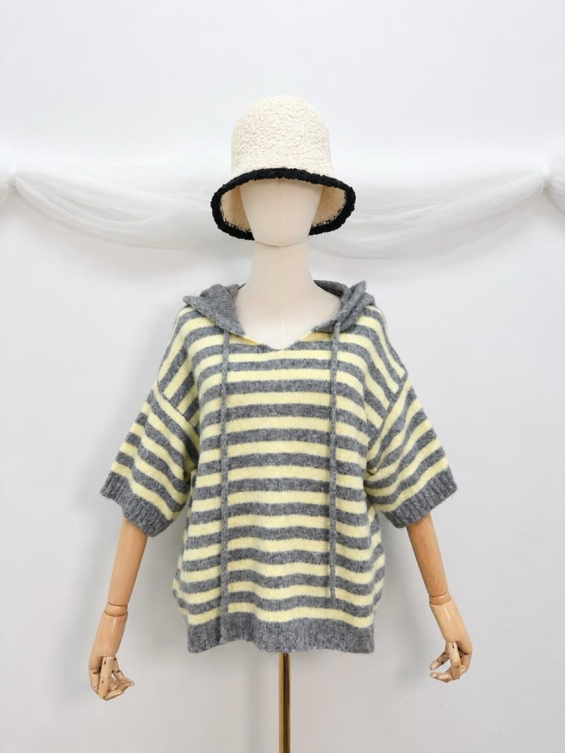 Strickpullover Kapuze