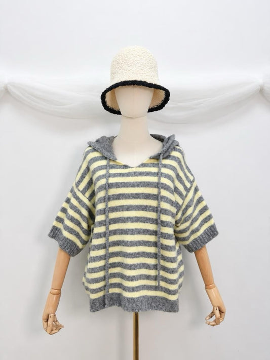 Strickpullover Kapuze