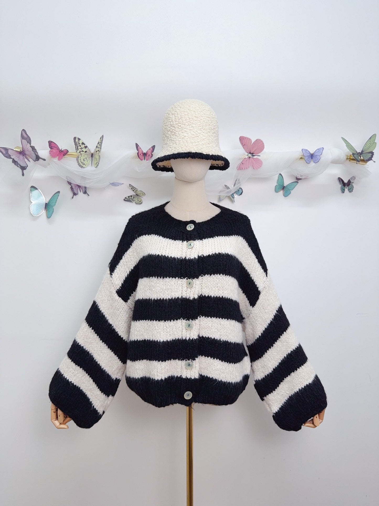 Streifen Cardigan