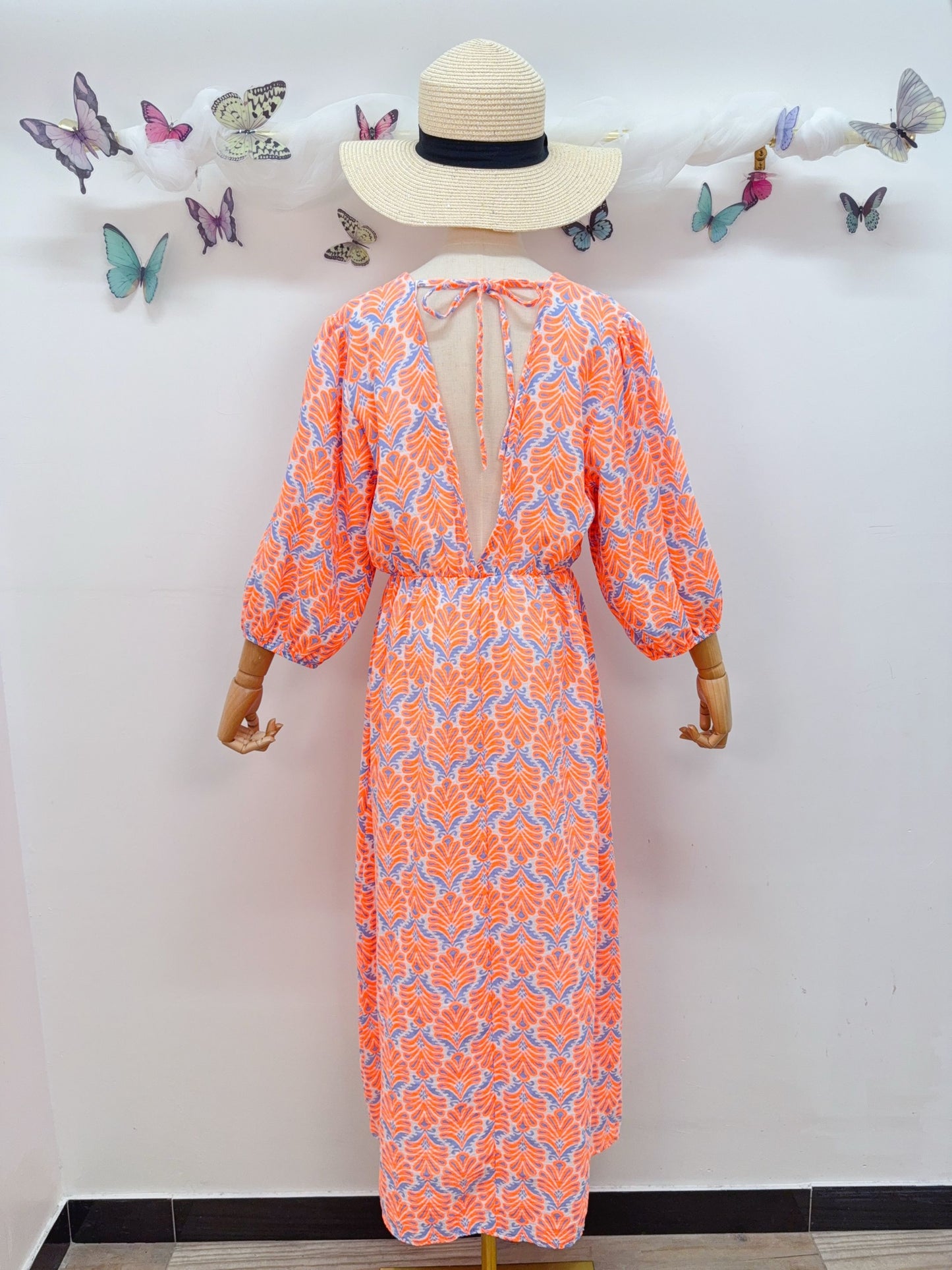 Musselin Kleid Muster