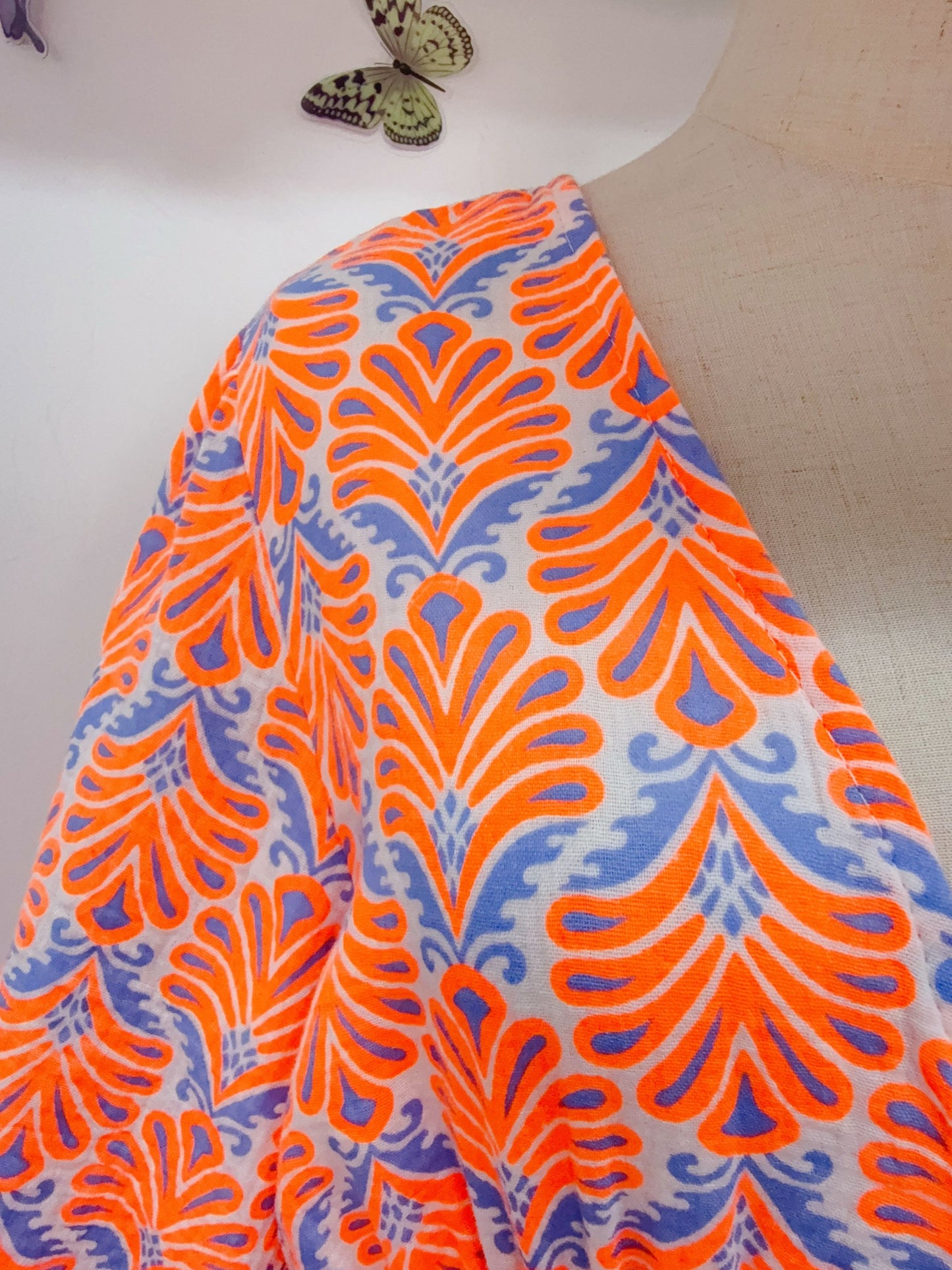 Musselin Kleid Muster