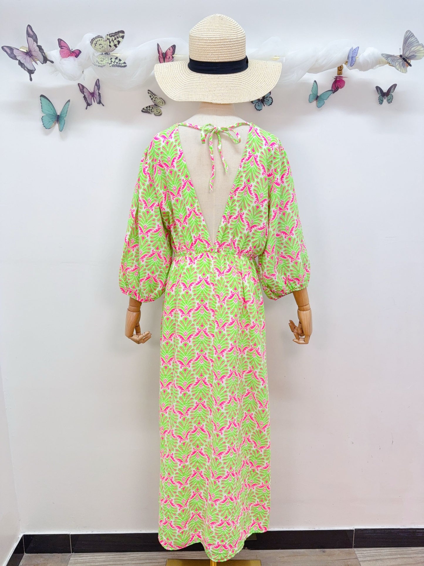 Musselin Kleid Muster
