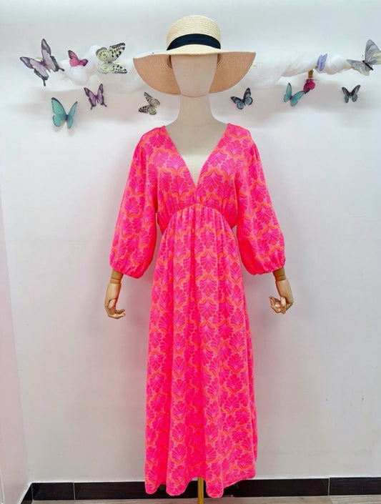 Musselin Kleid Muster